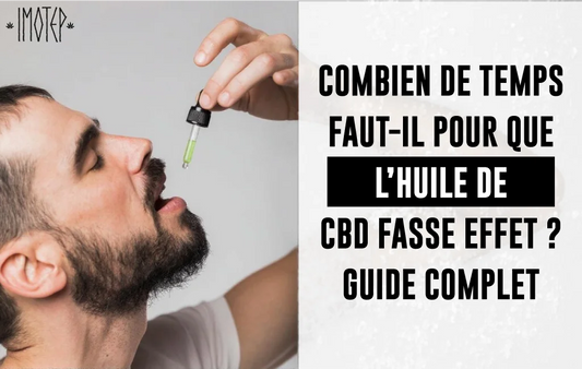 Combien de Temps Faut-il pour que l’Huile de CBD Fasse Effet ? Un Guide Complet