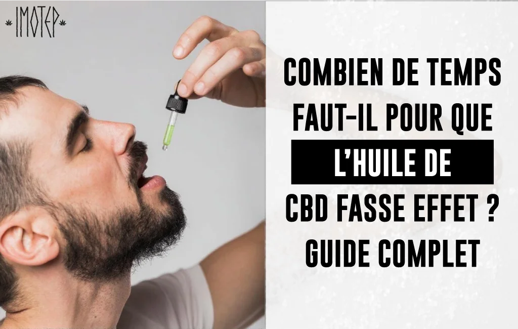 Combien de Temps Faut-il pour que l’Huile de CBD Fasse Effet ? Un Guide Complet
